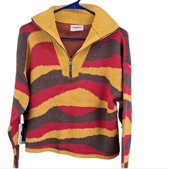 Callahan  Olivia Sweater Camo Style Size Large - Picture 2 of 9